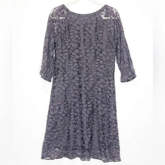 Garnet Hill Bohème Easy Lace Dress Castlerock Size 8 Mother of Bride Dress - Picture 3 of 7